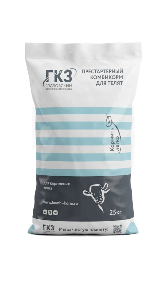 Комбикорм ГКЗ Baby Line Cow для телят Старт (0–4 месяца),гранула,  25 кг